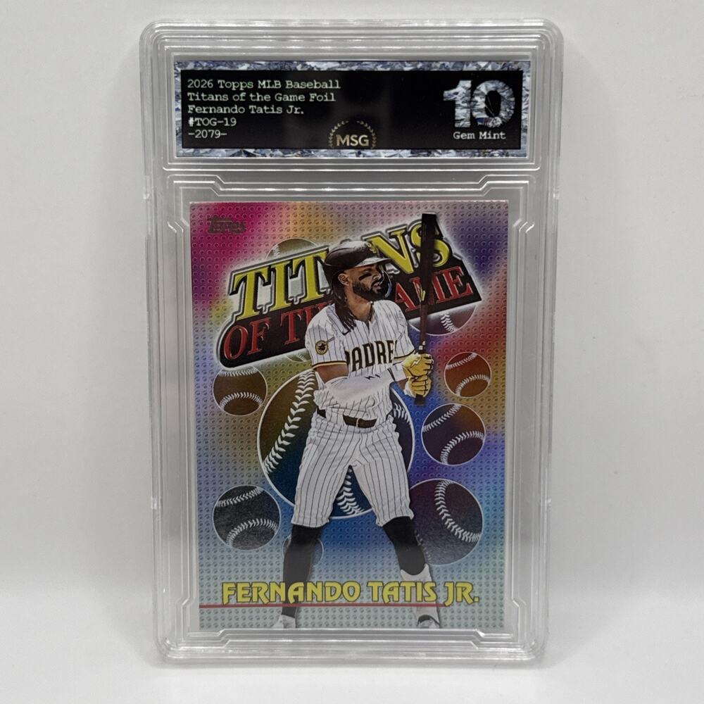 Topps Titans of the Game Insert Fernando Tatis Jr. #TOG-19 Padres MLB Graded 10
